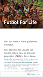Mobile Screenshot of futbolforlife.com